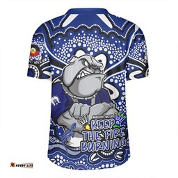 Canterbury-Bankstown Bulldogs V-Neck Rugby Jerseys Aboriginal Inspired Naidoc Week Custom For Die Hard Fan Supporters