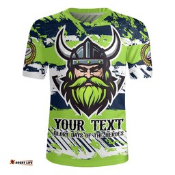 Canberra Raiders V-Neck Rugby Jerseys - Theme Song Inspired