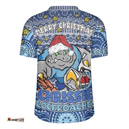 New South Wales Cockroaches Christmas Custom V-Neck Rugby Jerseys - Christmas Knit Patterns Vintage Jersey Ugly V-Neck Rugby Jerseys