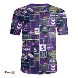 Melbourne Storm Jersey - Team Of Us Die Hard Fan Supporters Comic Style
