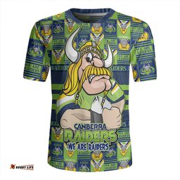 Canberra Raiders V-Neck Rugby Jerseys Champion���������s Pride Comic Style