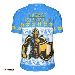 Gold Coast Titans Christmas Custom V-Neck Rugby Jerseys - Special Ugly Christmas V-Neck Rugby Jerseys