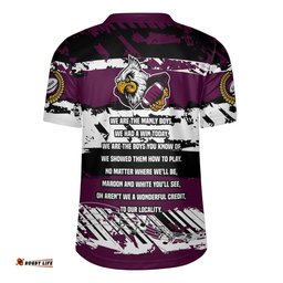 Manly Warringah Sea Eagles V-Neck Rugby Jerseys - Theme Song Inspired
