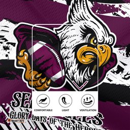 Manly Warringah Sea Eagles V-Neck Rugby Jerseys - Theme Song Inspired