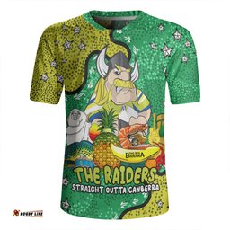 Canberra Raiders Custom V-Neck Rugby Jerseys - Australian Big Things V-Neck Rugby Jerseys
