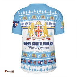 New South Wales Christmas V-Neck Rugby Jerseys - Merry Chrissie V-Neck Rugby Jerseys