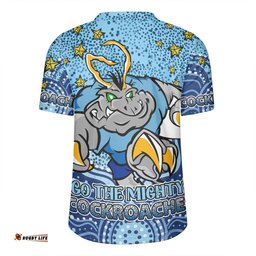 New South Wales Cockroaches Custom V-Neck Rugby Jerseys - Custom With Aboriginal Inspired Style Of Dot Painting Patterns V-Neck Rugby Jerseys