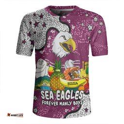 Manly Warringah Sea Eagles V-Neck Rugby Jerseys - Australian Big Things V-Neck Rugby Jerseys
