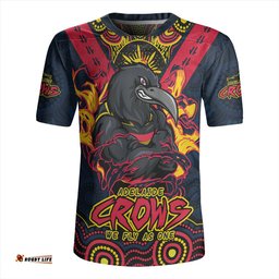 Adelaide Crows V-Neck Rugby Jerseys Ripped Legacy of the Game