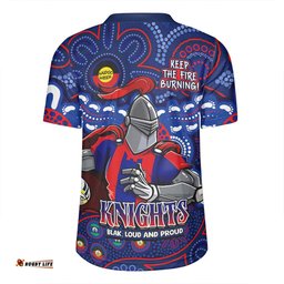 Newcastle Knights V-Neck Rugby Jerseys Custom Naidoc Week 2024 Aboriginal Pattern And Torres Strait Islander Inspired
