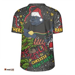 Penrith Panthers Christmas Custom V-Neck Rugby Jerseys - Let's Get Lit Chrisse Pressie V-Neck Rugby Jerseys