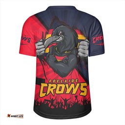 Adelaide Crows V-Neck Rugby Jerseys Breaking Through Fan Design