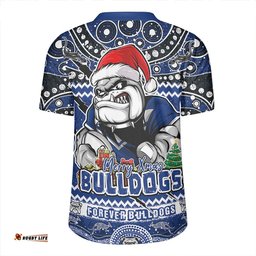 Canterbury-Bankstown Bulldogs V-Neck Rugby Jerseys Aboriginal Xmas Special Ugly Christmas Style