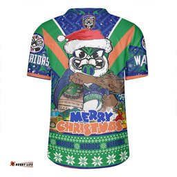 New Zealand Warriors Christmas Custom V-Neck Rugby Jerseys - Warriors Santa Aussie Big Things V-Neck Rugby Jerseys