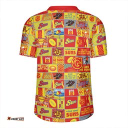 Gold Coast SUNS V-Neck Rugby Jerseys Legacy Of The Pride Comic Style