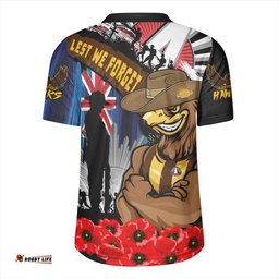 Hawthorn V-Neck Rugby Jerseys Anzac Day Honor United In Spirit