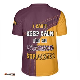 Brisbane Broncos V-Neck Rugby Jerseys Custom Team Of Us Die Hard Fan Supporters