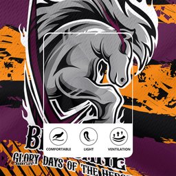 Brisbane Broncos V-Neck Rugby Jerseys - Theme Song Inspired