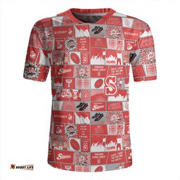 Sydney Swans V-Neck Rugby Jerseys Legacy Of The Pride Comic Style