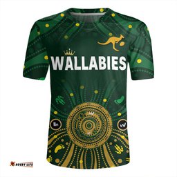 Australia Aboriginal Custom V-Neck Rugby Jerseys - Snake Circle And Symbols With Aboriginal Style V-Neck Rugby Jerseys