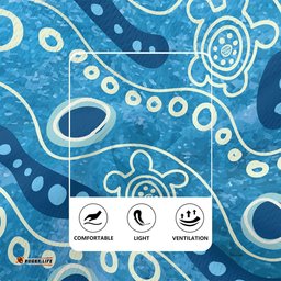 Australia Aboriginal V-Neck Rugby Jerseys - Aboriginal Sea And Turtle Dot Art Inspired Design V-Neck Rugby Jerseys