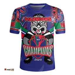 New Zealand Warriors V-Neck Rugby Jerseys - Custom Talent Win Games But Teamwork And Intelligence Win Championships With Aboriginal Style