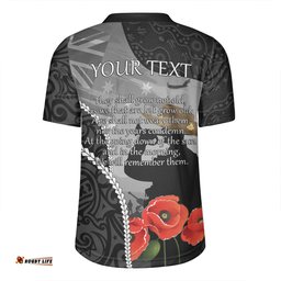 Australia Anzac Day Custom V-Neck Rugby Jerseys - Australia And New Zealand Warriors Honour The Fallen Lest We Forget V-Neck Rugby Jerseys