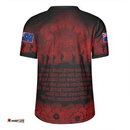 Australia Anzac Day V-Neck Rugby Jerseys - Their Names Liveth Forevermore V-Neck Rugby Jerseys