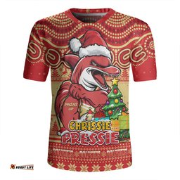 Redcliffe Dolphins V-Neck Rugby Jerseys Aussie Ugly Christmas For Die Hard Fan Supporters