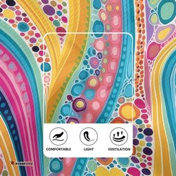 Australia Aboriginal V-Neck Rugby Jerseys - Aboriginal Colorful Dots Inspired Design V-Neck Rugby Jerseys