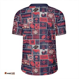 Melbourne V-Neck Rugby Jerseys Legacy Of The Pride Comic Style