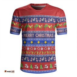 Australia Christmas Custom V-Neck Rugby Jerseys - Aussie Christmas Flamingo Summer Vibes Blue V-Neck Rugby Jerseys