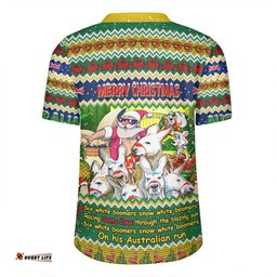 Australia Christmas Custom V-Neck Rugby Jerseys - Six White Boomers V-Neck Rugby Jerseys