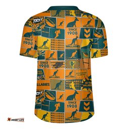 Australia V-Neck Rugby Jerseys - Team Of Us Die Hard Fan Supporters Comic Style