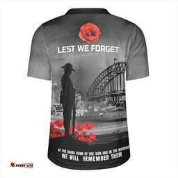 Australia V-Neck Rugby Jerseys At The Going Down Of The Sun We Will Remember Them