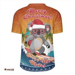 Australia V-Neck Rugby Jerseys Merry Christmas Surf's Up, Mate Koala