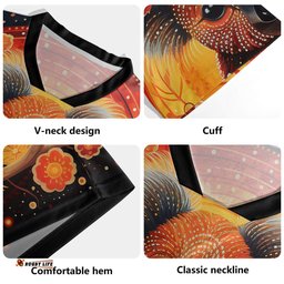 Australia Koala Custom V-Neck Rugby Jerseys - Dreaming Art Koala Aboriginal Inspired V-Neck Rugby Jerseys