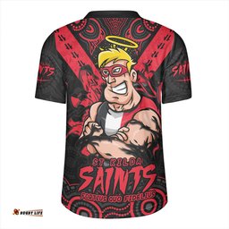 St Kilda V-Neck Rugby Jerseys Ripped Legacy Of The Game