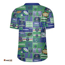 Canberra Raiders V-Neck Rugby Jerseys - Team Of Us Die Hard Fan Supporters Comic Style