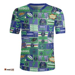 Canberra Raiders V-Neck Rugby Jerseys - Team Of Us Die Hard Fan Supporters Comic Style