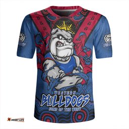 Western Bulldogs V-Neck Rugby Jerseys Ripped Legacy Of The Game