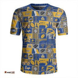 West Coast Eagles V-Neck Rugby Jerseys Legacy Of The Pride Comic Style