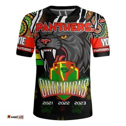 Penrith Panthers V-Neck Rugby Jerseys - Custom Talent Win Games But Teamwork And Intelligence Win Championships With Aboriginal Style