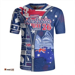 Australia V-Neck Rugby Jerseys Australia Day Spirit ��������� 26th January Special