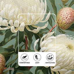 Australia Waratah V-Neck Rugby Jerseys - White Waratah Flowers Fine Art Ver1 V-Neck Rugby Jerseys
