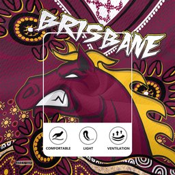 Brisbane Broncos V-Neck Rugby Jerseys - Custom Maroon Bronxnation Blooded Aboriginal Inspired