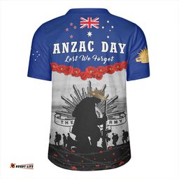 Australia V-Neck Rugby Jerseys Anzac Day Lest We Forget Honoring The Anzac Spirit