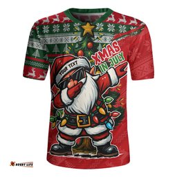 Australia Santa Dabs Down Under Xmas In July Edition Rugby Jersey