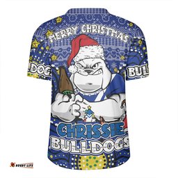 Canterbury Bankstown Bulldogs Christmas Custom Christmas Knit Patterns Vintage Jersey Ugly Rugby Jersey