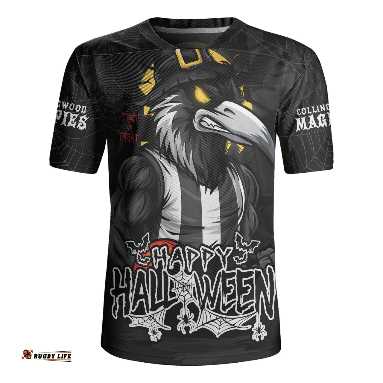 Collingwood Full Moon Fever Halloween Supporter Rugby Jersey